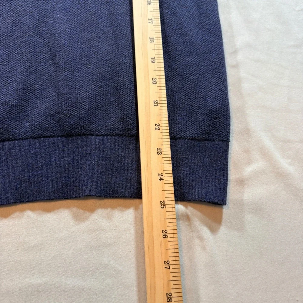 Banana Republic Polo Shirt Mens Small Navy Blue Supima Cotton Knit Short Sleeve
